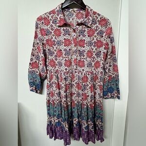 Women’s En Crème beautiful boho chic top.